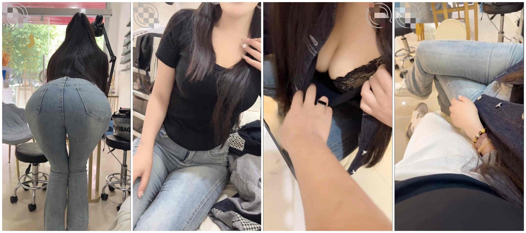 ⭐外站操 逼大神正义君⭐剧情-美容店里强上翘臀老板娘